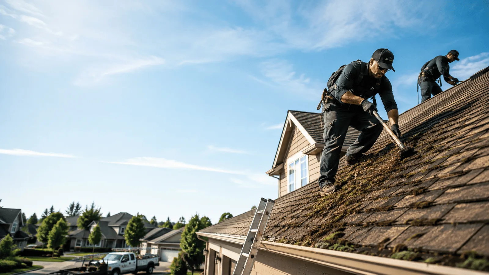 Roof Moss Removal in Valentines, VA near me